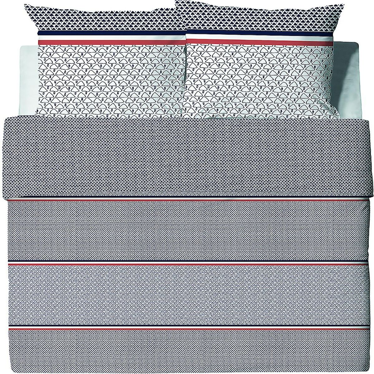 Les Ateliers du Linge Parure housse de couette 100% coton 57fils tilak