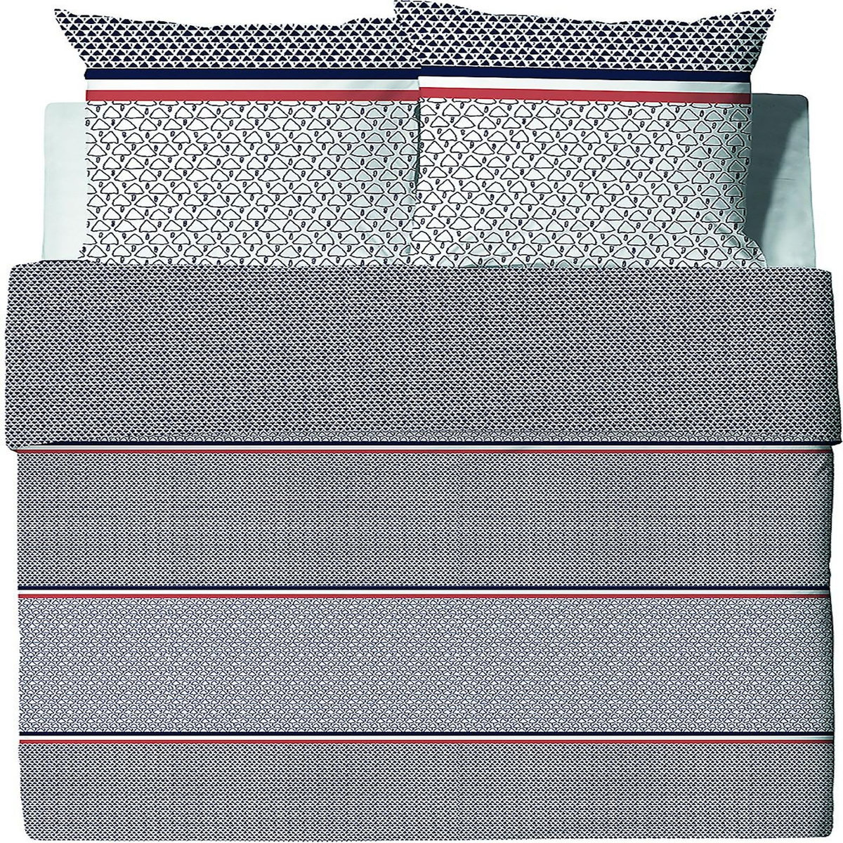 Les Ateliers du Linge Parure housse de couette 100% coton 57fils tilak