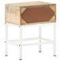 Voir la diapositive 4 : VIDAXL Table de chevet 40x30x50 cm Bois de manguier massif