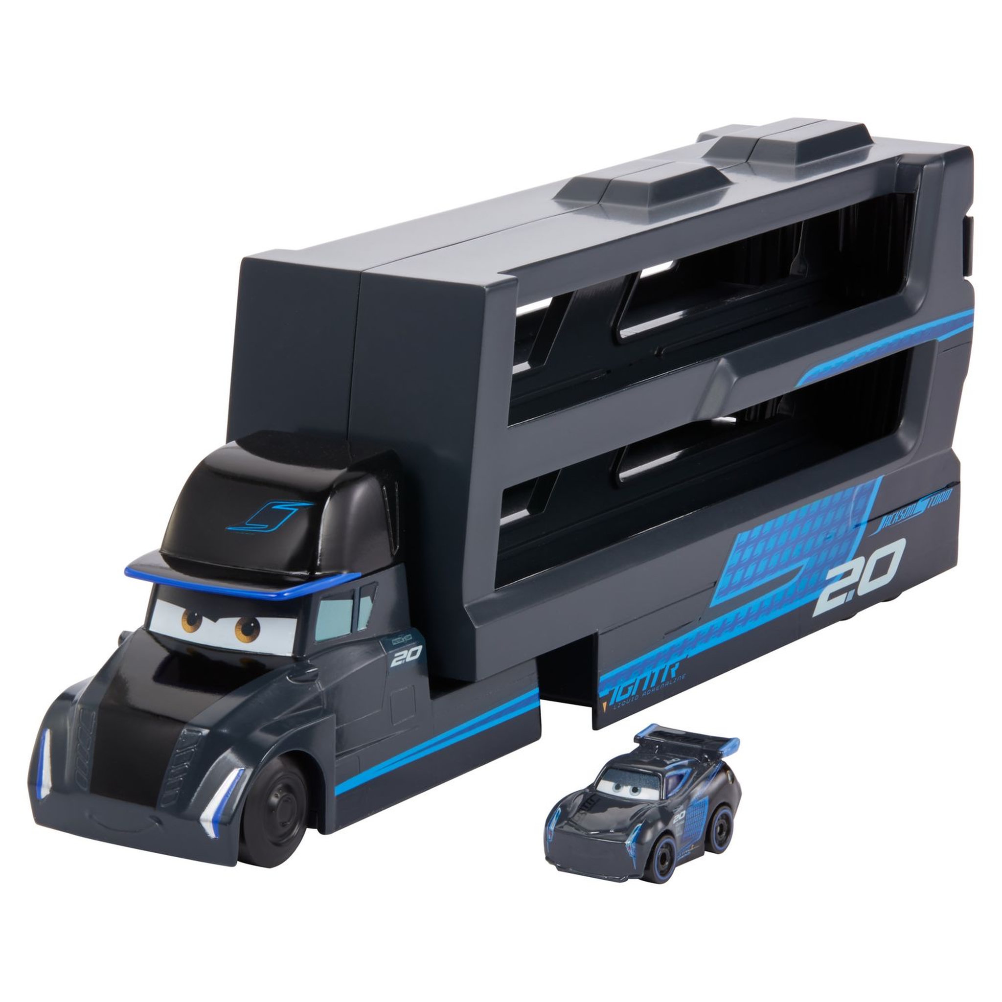 Voir la diapositive 1 : CARS Cars Mini transporteur noir 