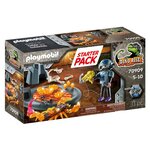 PLAYMOBIL 70909 - Dino Rise - Starter Pack Agent avec Scorpion de feu 