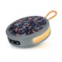 Voir la diapositive 2 : BIGBEN PARTY BIGBEN Party - Enceinte Bluetooth ronde avec dragonne et effets lumineux - 15W - Gris et orange camouflage