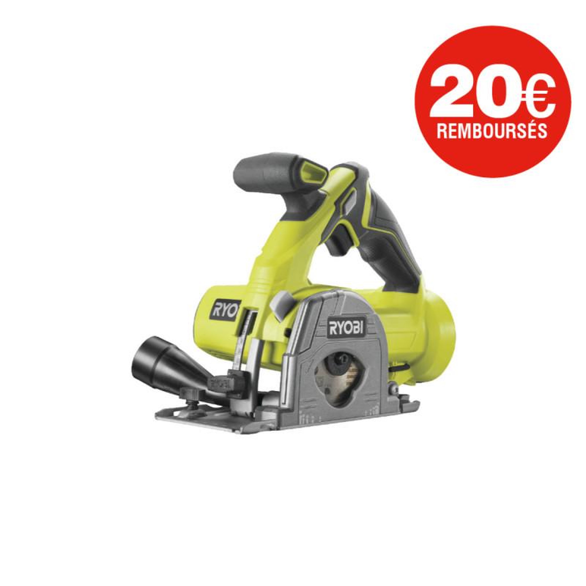 Voir la diapositive 1 : Ryobi Scie Multi matériaux RYOBI 18V One+ 85mm - 2 lames - Sans batterie ni chargeur - R18MMS-0