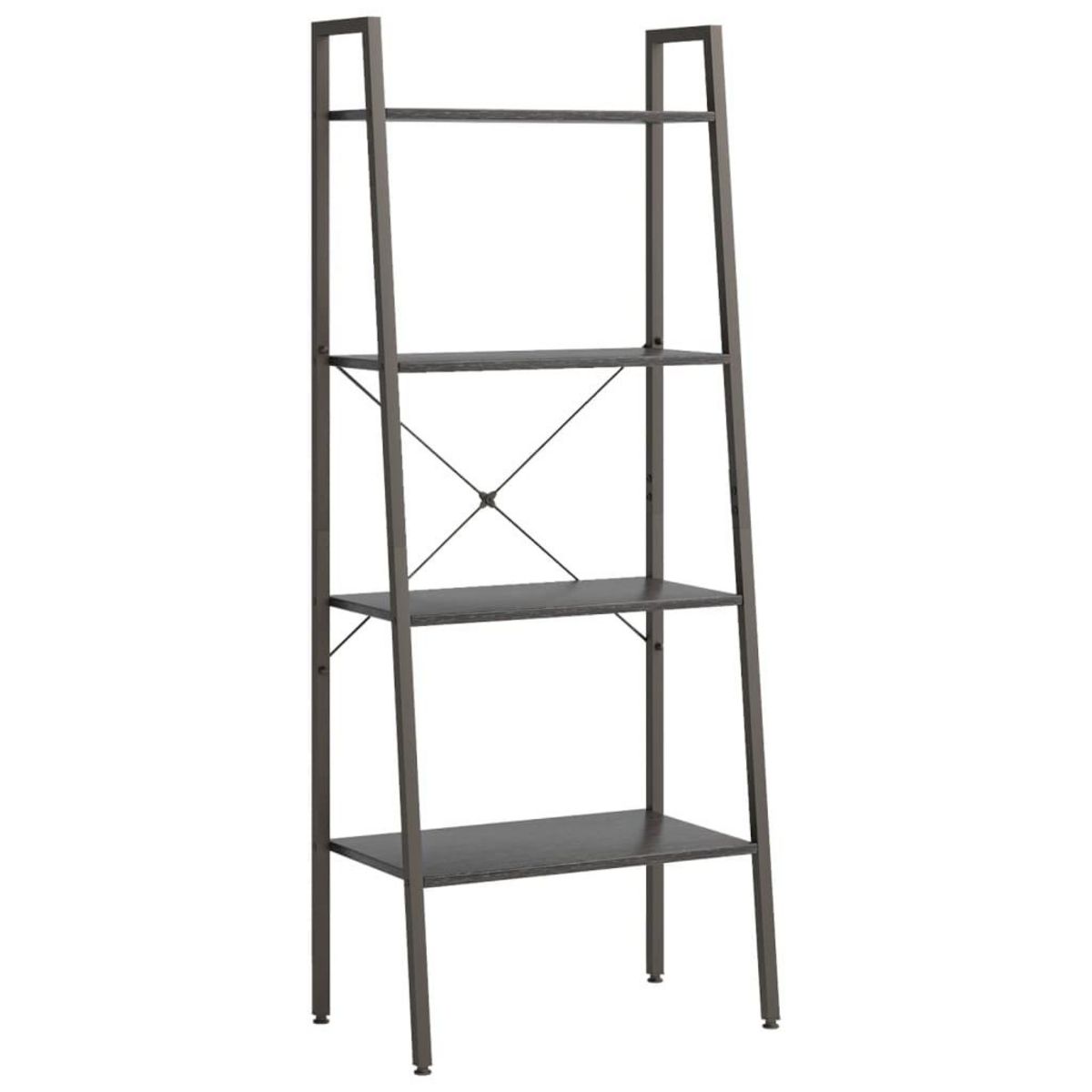 VIDAXL Etagere sur pied 4 niveaux Noir 56x35x140 cm