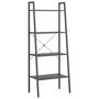 Voir la diapositive 2 : VIDAXL Etagere sur pied 4 niveaux Noir 56x35x140 cm