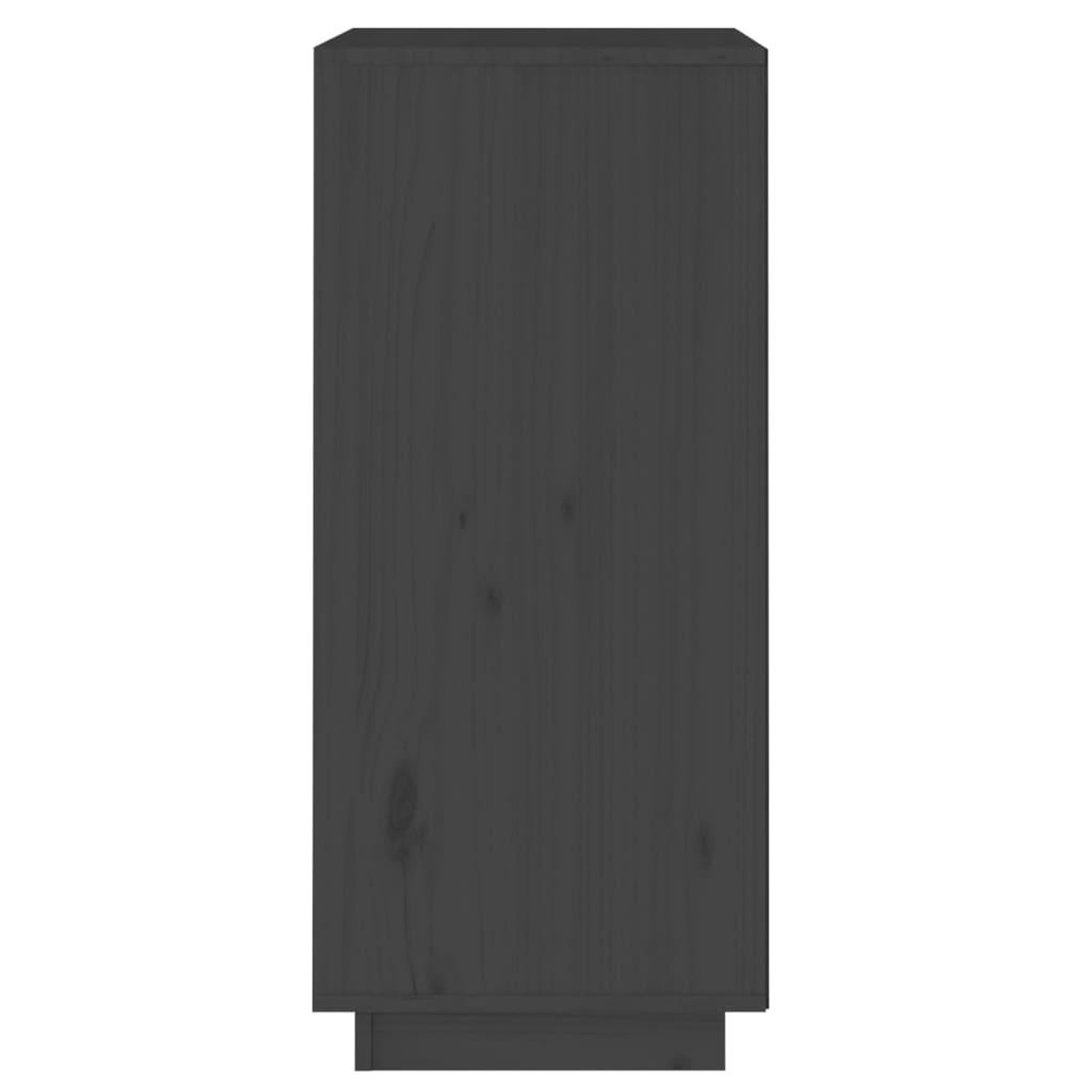 Voir la diapositive 5 : VIDAXL Buffet Gris 38x35x80 cm Bois massif de pin