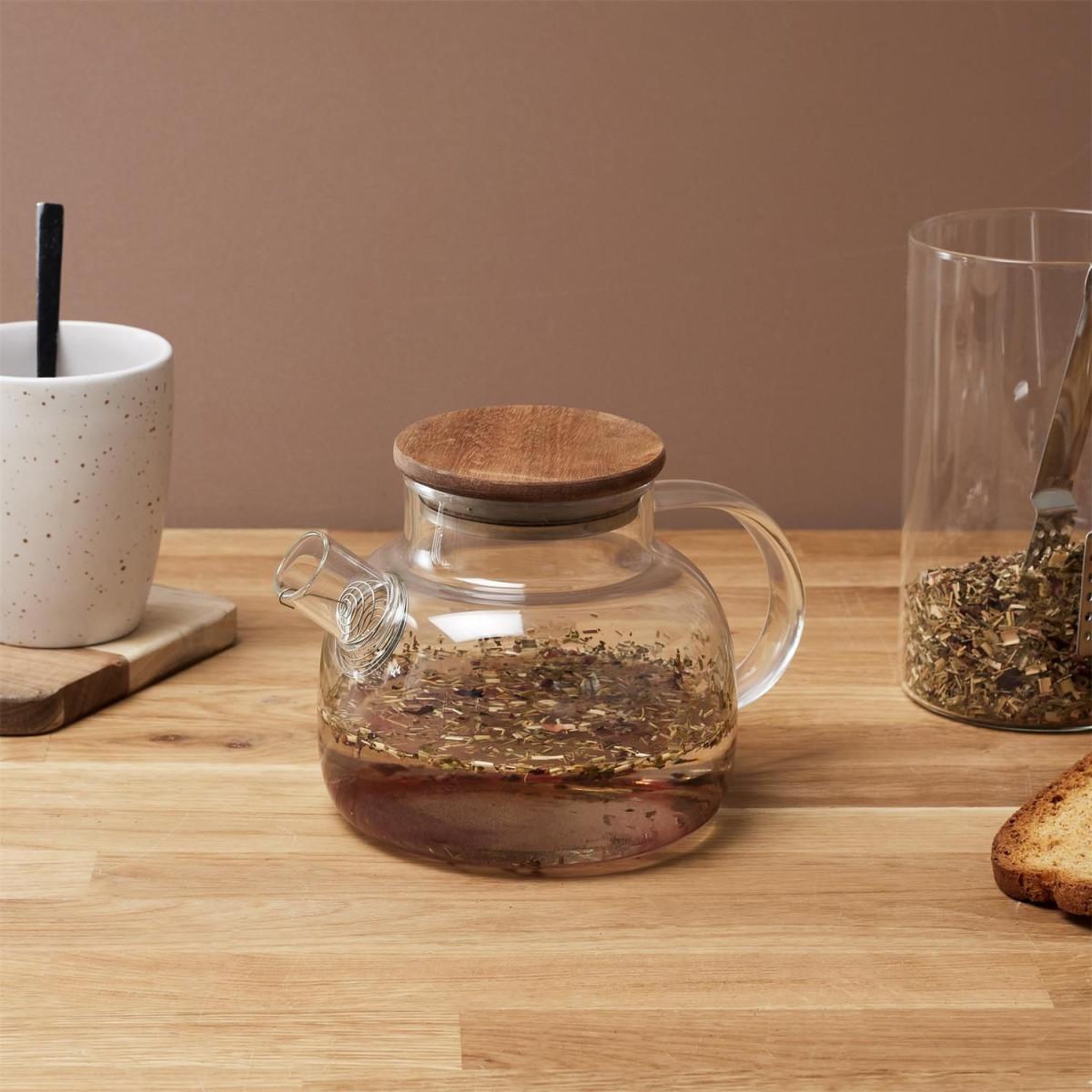 Voir la diapositive 6 : The Home Deco Factory Théière en Verre  Carson  90cl Transparent