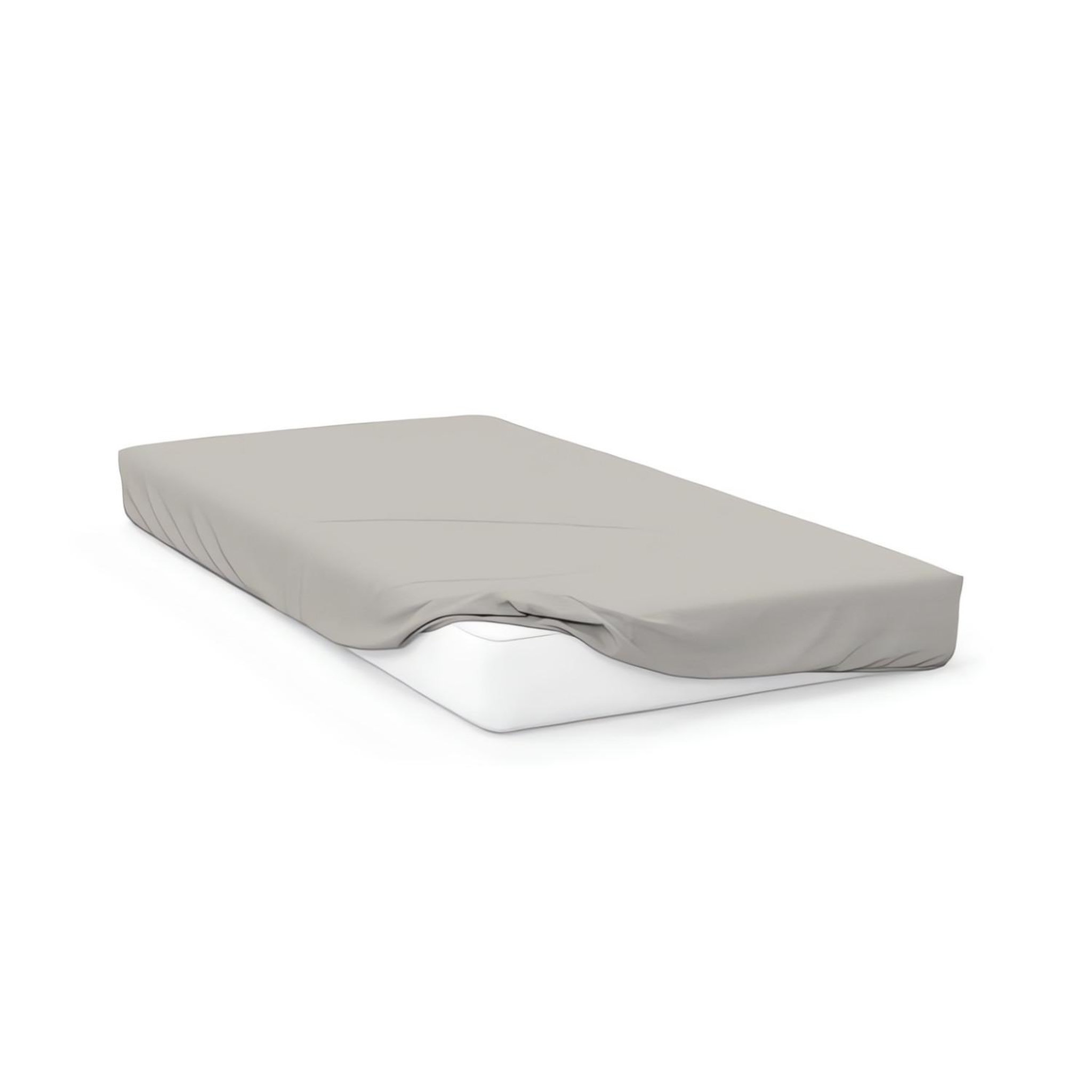 Voir la diapositive 2 : SOLEIL D'OCRE Drap housse en coton 57 fils uni, par soleil d'ocre