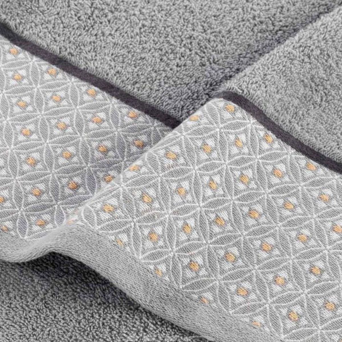 Paris Prix Serviette d'Invité Jacquard  Belina  30x50cm Gris