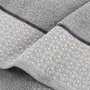 Voir la diapositive 2 : Paris Prix Serviette d'Invité Jacquard  Belina  30x50cm Gris