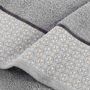 Voir la diapositive 2 : Paris Prix Serviette d'Invité Jacquard  Belina  30x50cm Gris