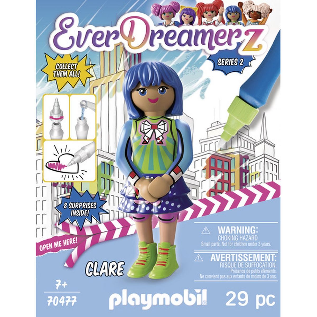 PLAYMOBIL 70477 -  Le monde de la BD - Clare