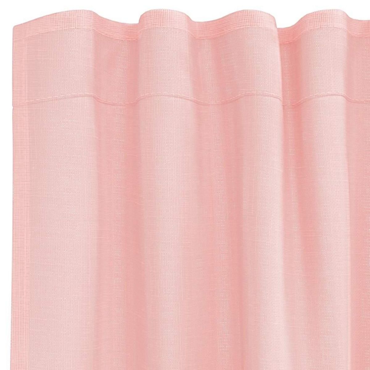 VIDAXL Rideaux en voile avec boucles 2 pcs rose 140x140 cm