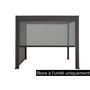 Voir la diapositive 2 : HESPERIDE Store 4 m pour pergola Evora 4 x 3 m texaline graphite - Hespéride