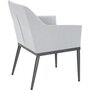 JARDILINE Lot de 2 fauteuils de jardin - Aluminium/Textilène - Gris perlé - FORMENTERA