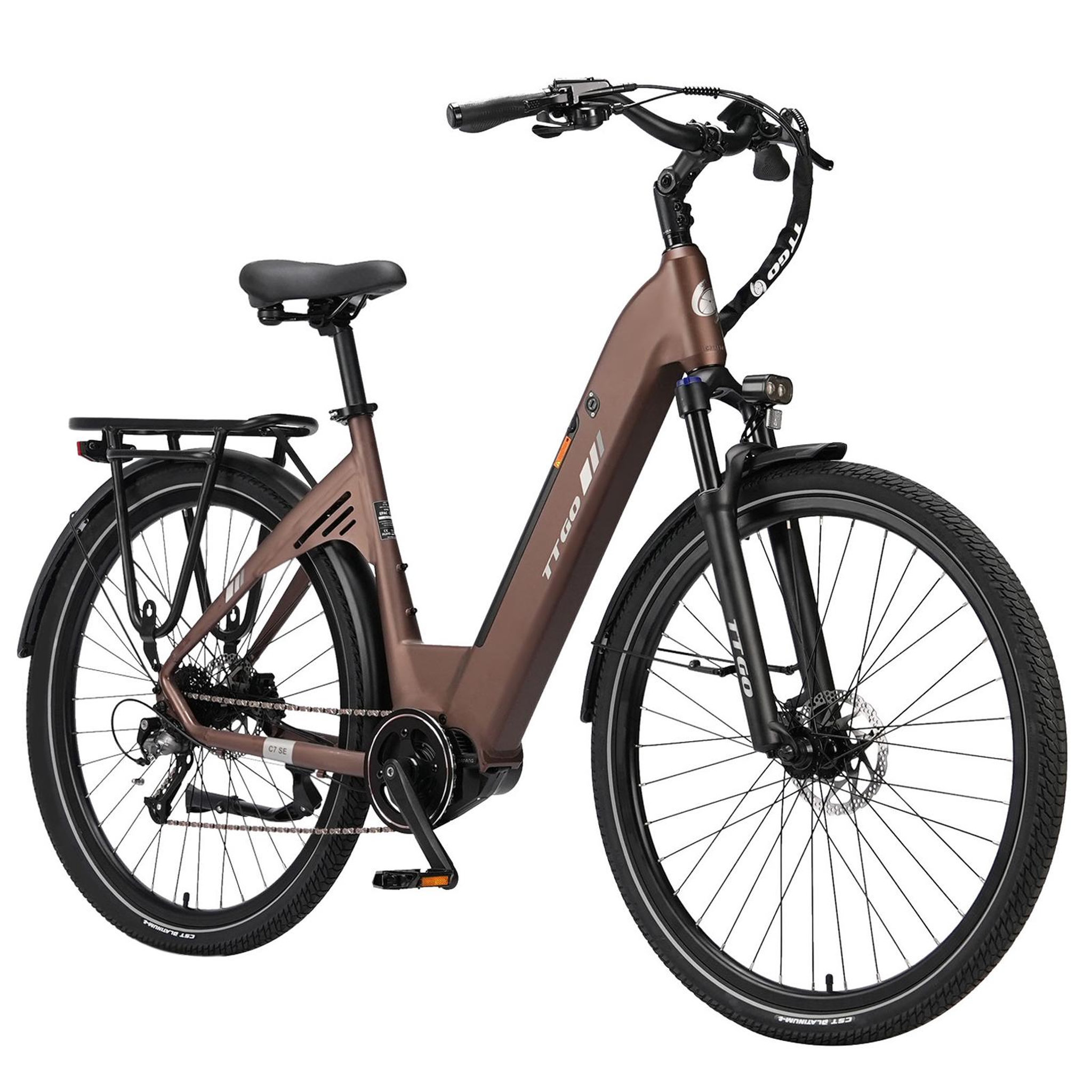 Voir la diapositive 2 : TTGO Vélo électrique TTGO C7 SE 28  à moteur central