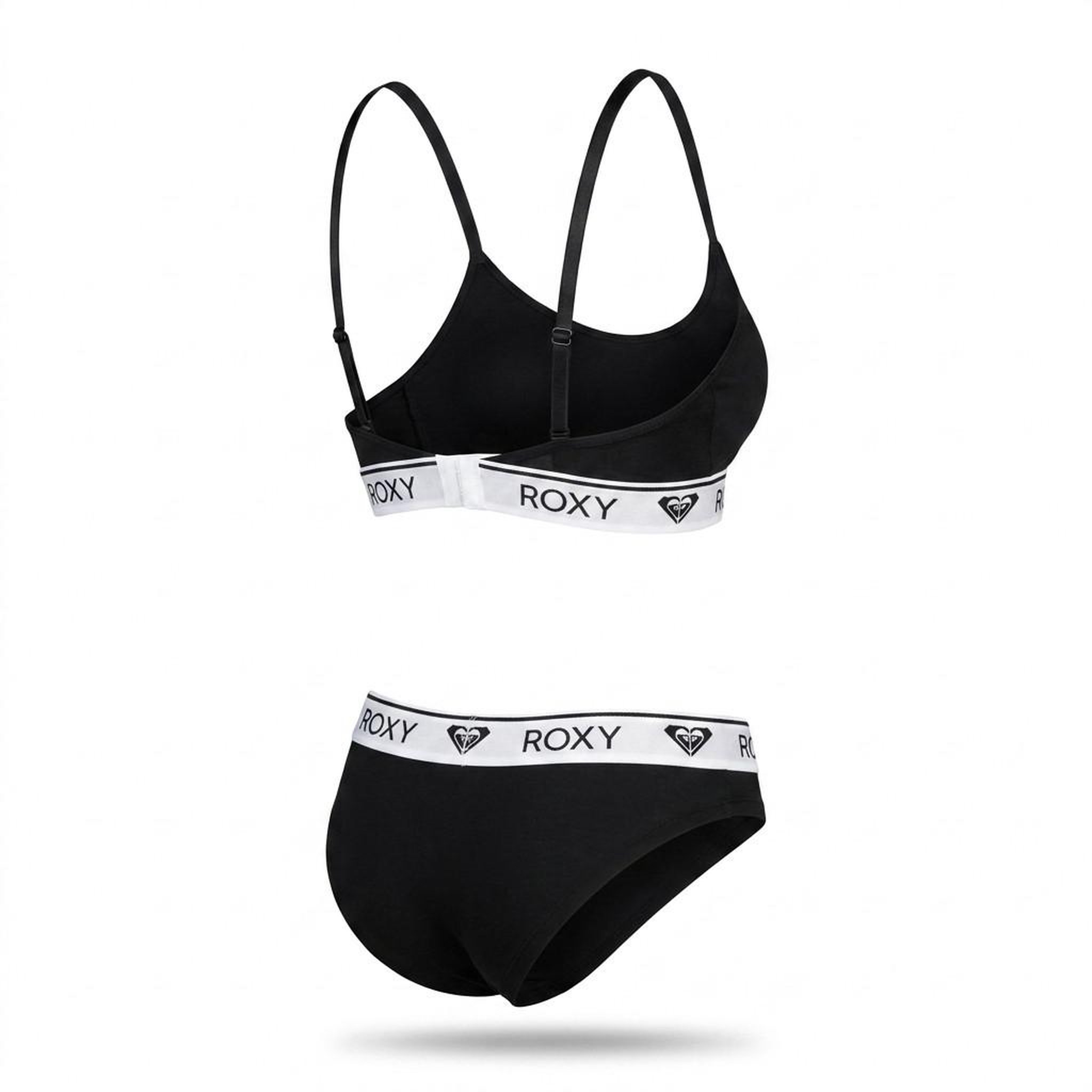 Voir la diapositive 3 : ROXY ROXY Ensemble Bralette Triangle Culotte Femme Modal Licence Officielle