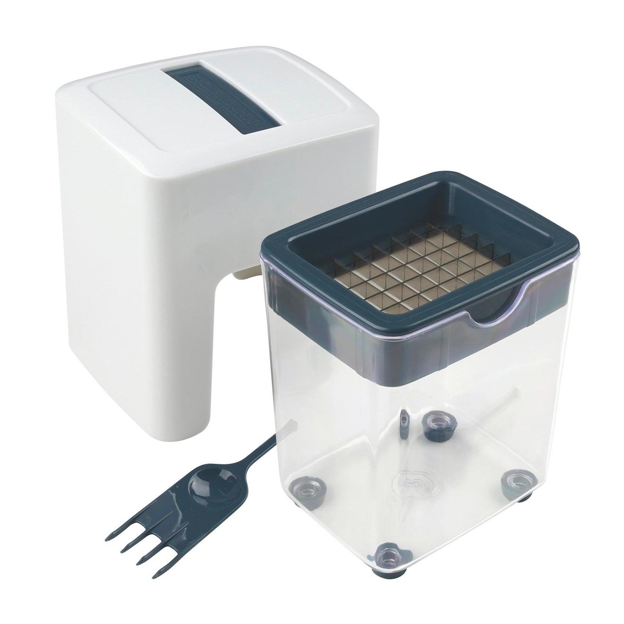 Fackelmann Coupe frites manuel avec récipient et brosse de nettoyage fackelmann easy prepare