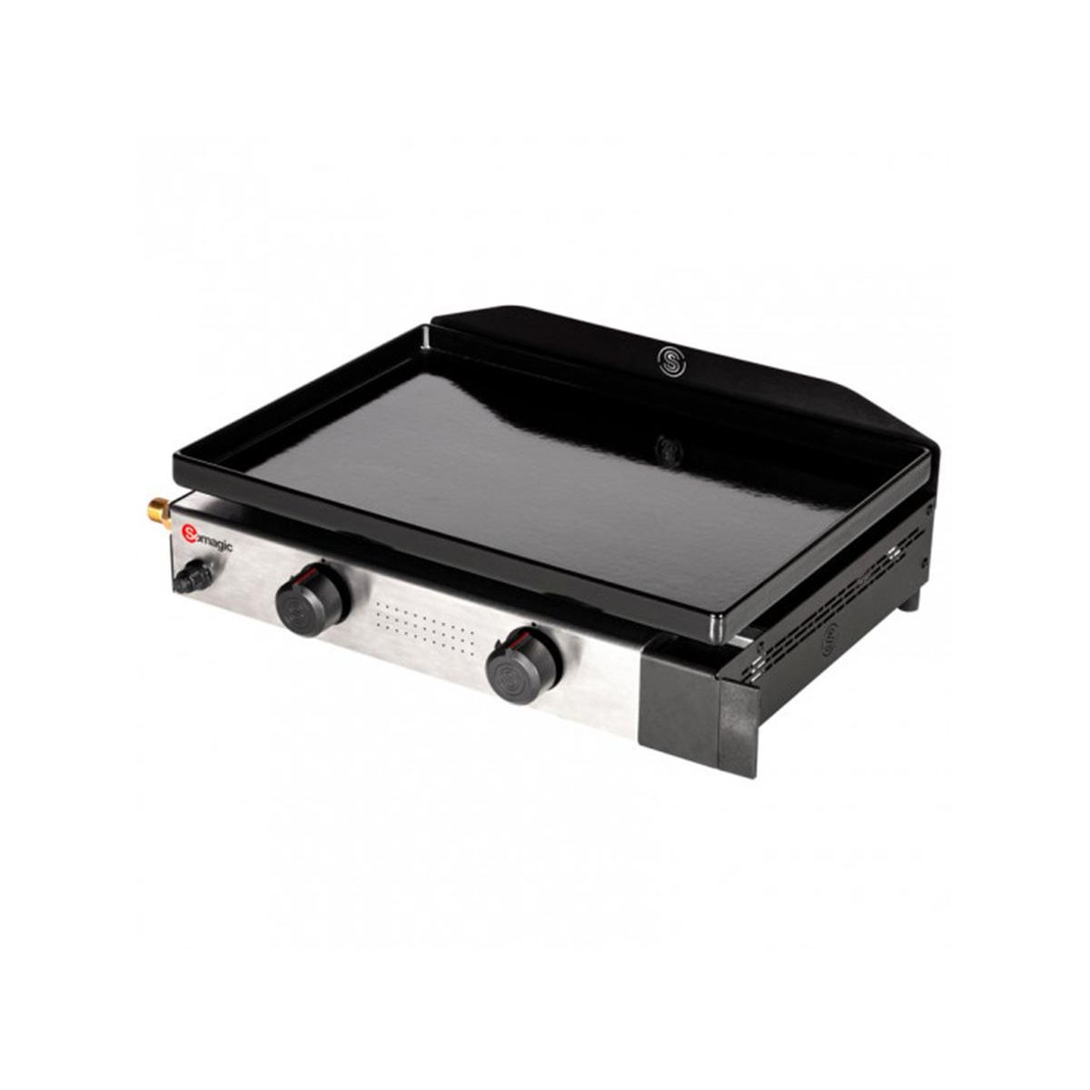 SOMAGIC Plancha gaz à poser 2 brûleurs Solia 200 - Somagic