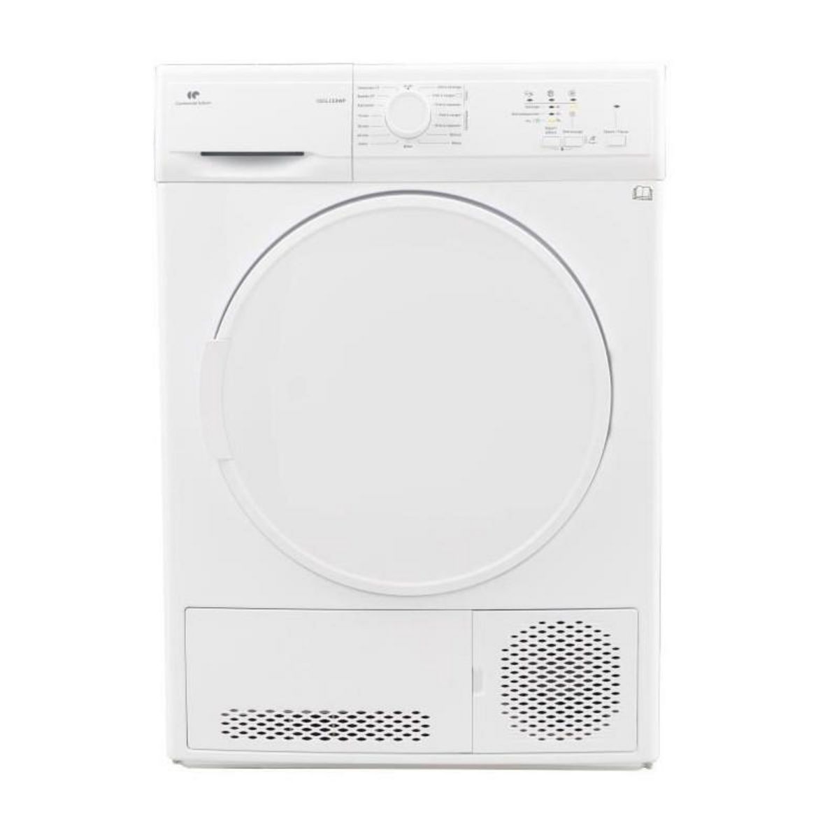 CONTINENTAL EDISON Sèche-linge à condensation CONTINENTAL EDISON CESLCE8WP1 - 8 kg - L59,6cm - Blanc - Classe B