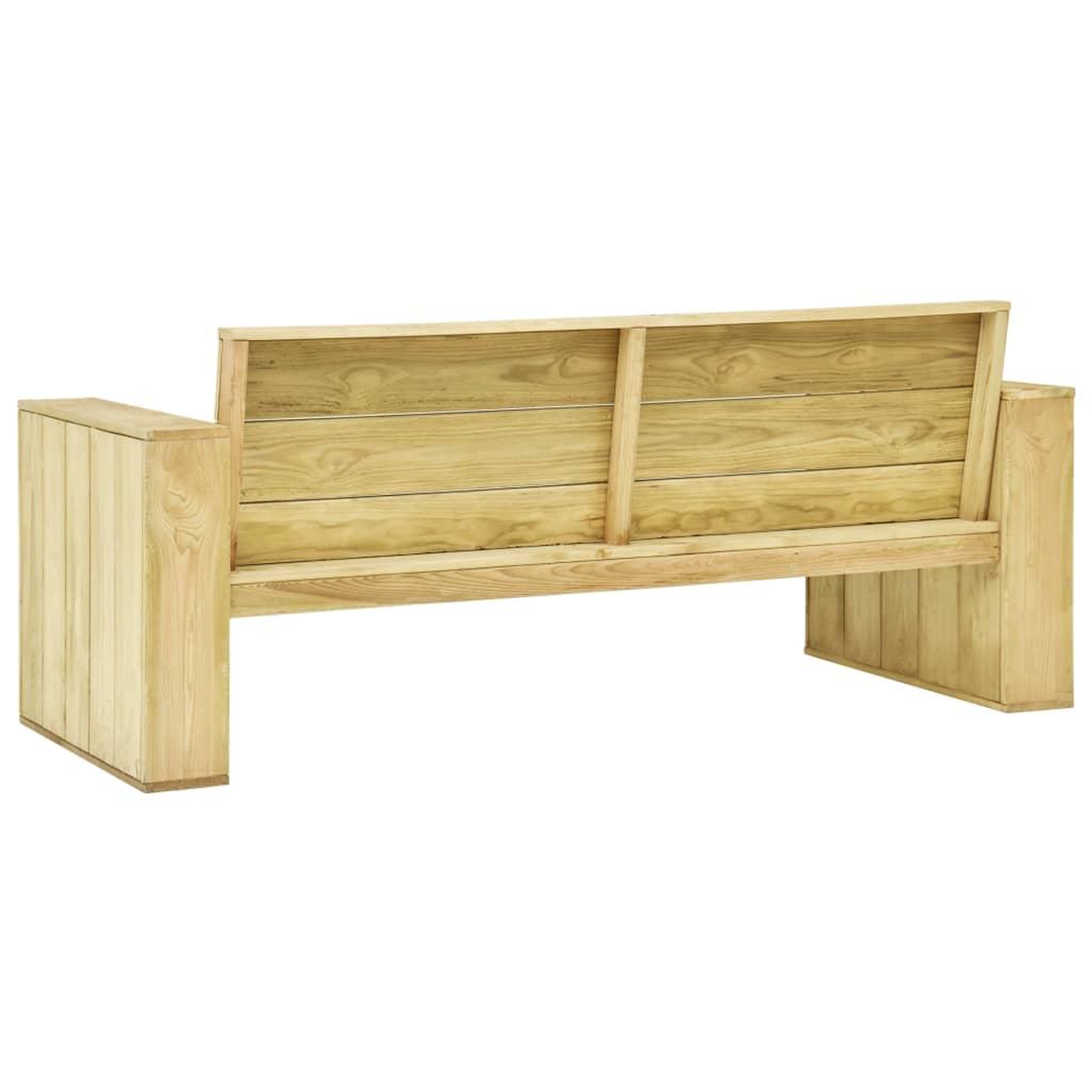 Voir la diapositive 5 : VIDAXL Salon de jardin 5 pcs Bois de pin impregne