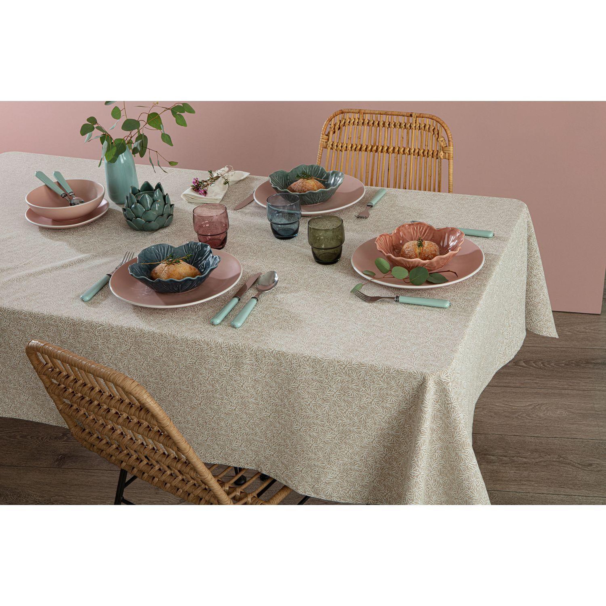 Voir la diapositive 2 : ATMOSPHERA Nappe rectangulaire chambray kadi