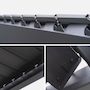 Voir la diapositive 3 : SWEEEK Pergola bioclimatique en aluminium, lames orientables 3x6m Triomphe + 4 stores latéraux 3m
