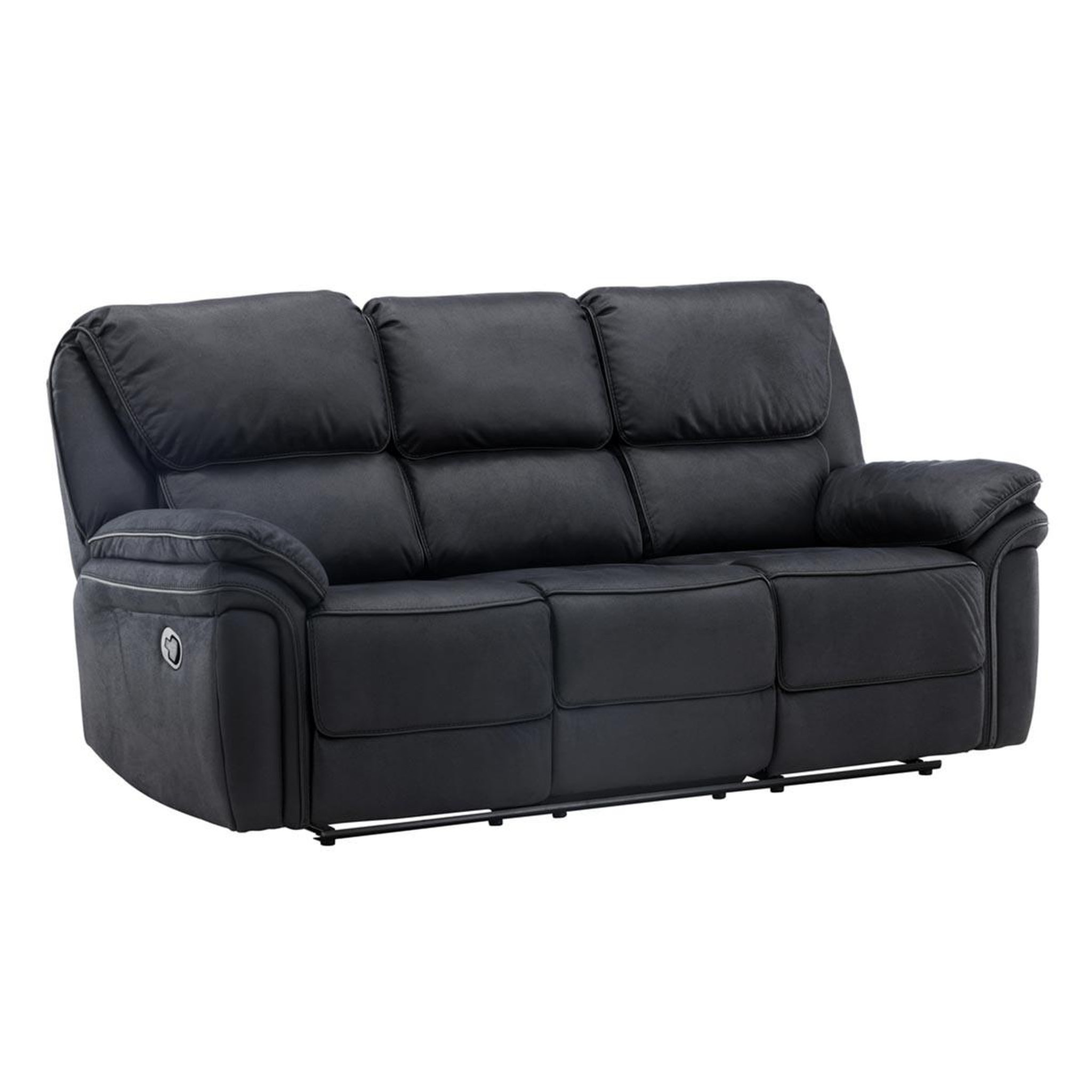 Paris Prix Canapé de relaxation 3 places  saranda  228cm noir