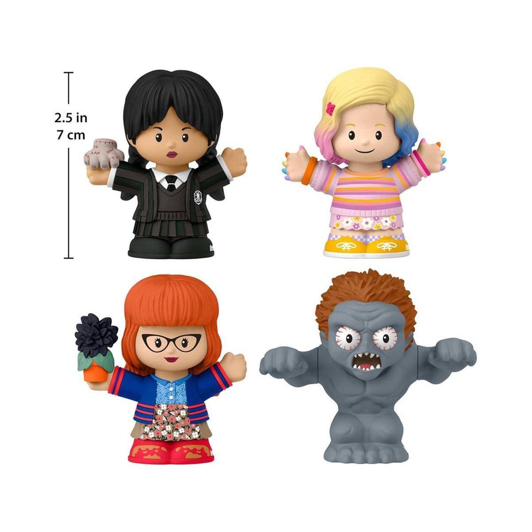 Voir la diapositive 5 : MATTEL Coffret Collector Wednesday Mercredi 4 figurines