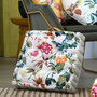 Voir la diapositive 2 : STOF Coussin de sol imprimé à fleurs 45x45x10cm