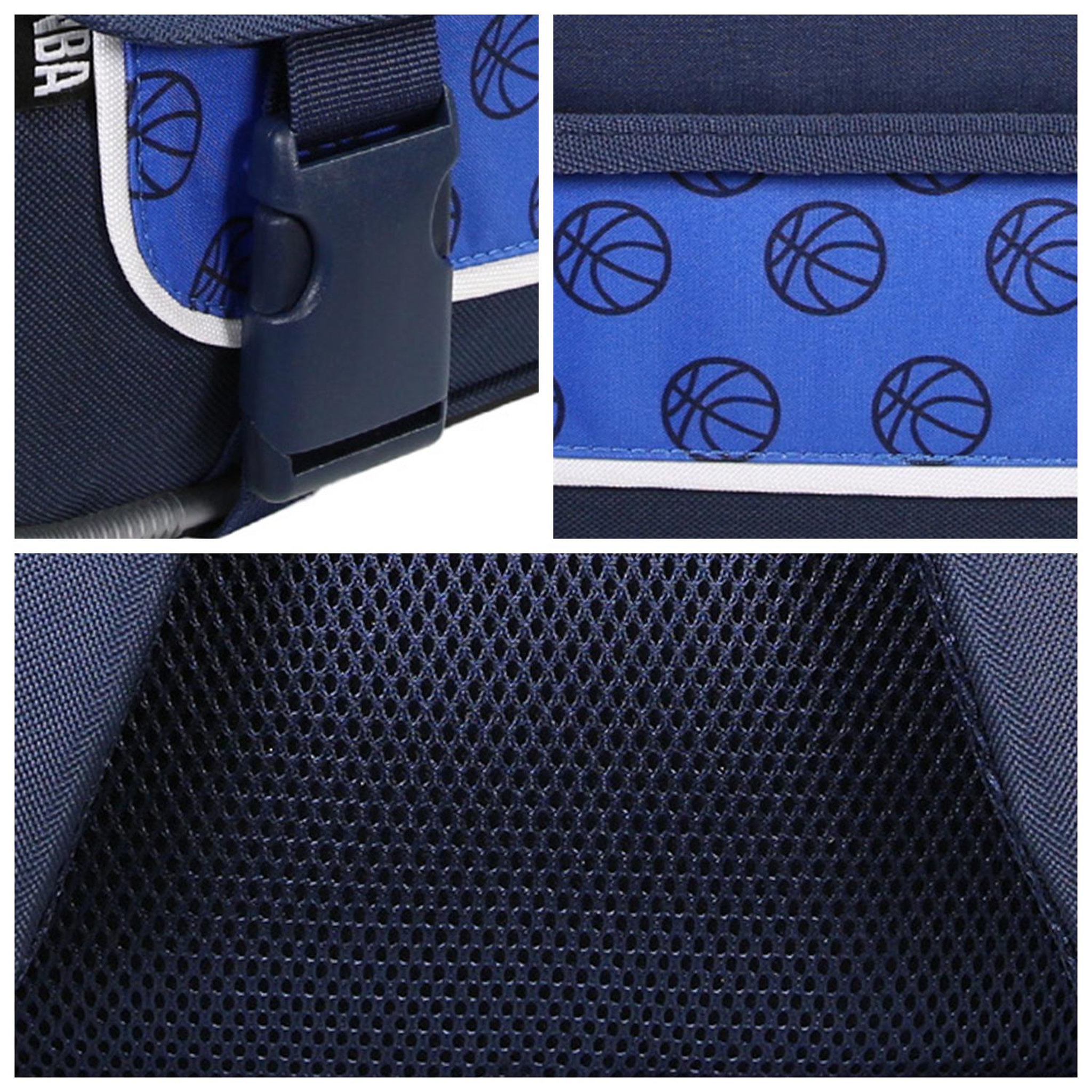Voir la diapositive 6 : Bagtrotter Cartable NBA 38cm 2 compartiments bleu marine - Bagtrotter