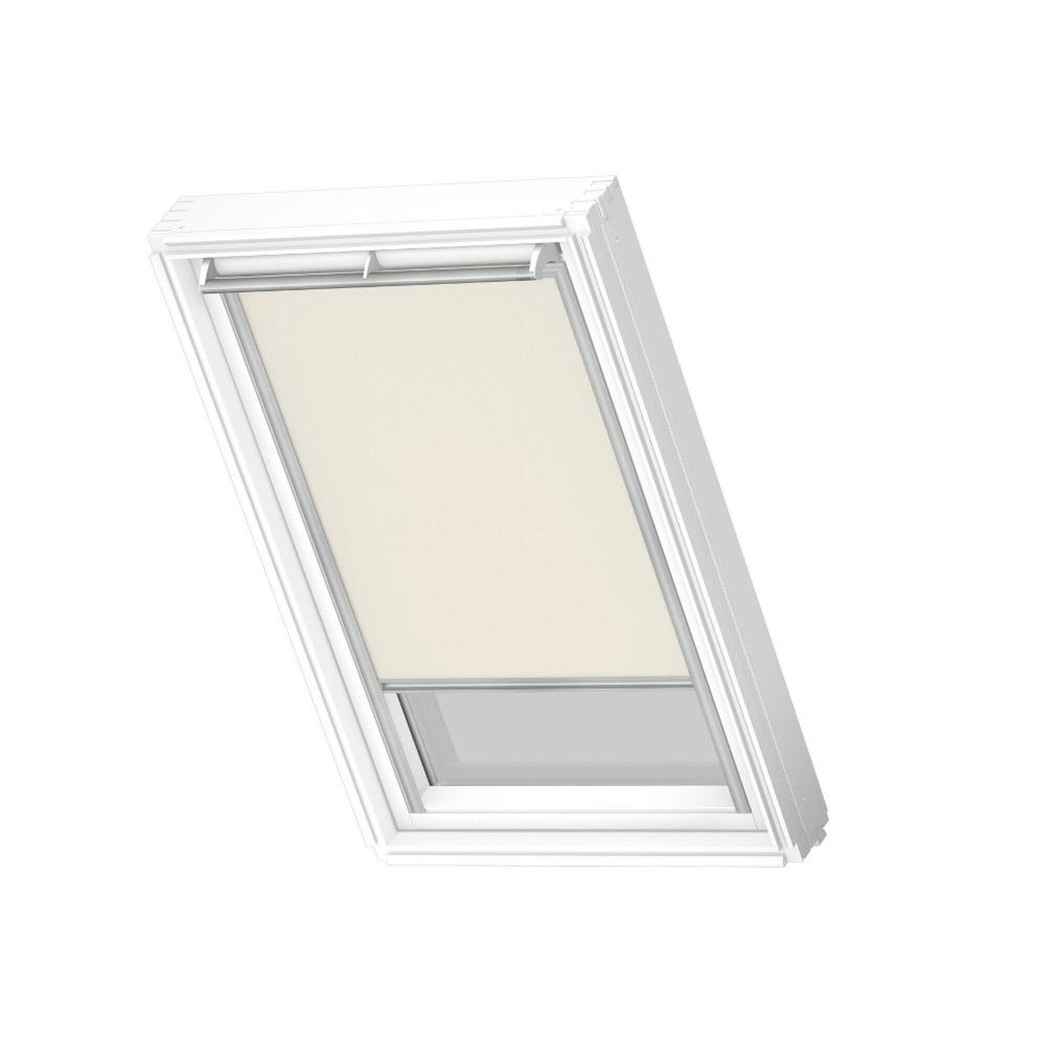 CENTRALE BRICO Store fenêtre de toit VELUX occultant manuel beige DKL MK04, cadre gris