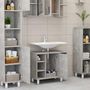 Voir la diapositive 3 : VIDAXL Armoire de salle de bain Gris beton Bois d'ingenierie