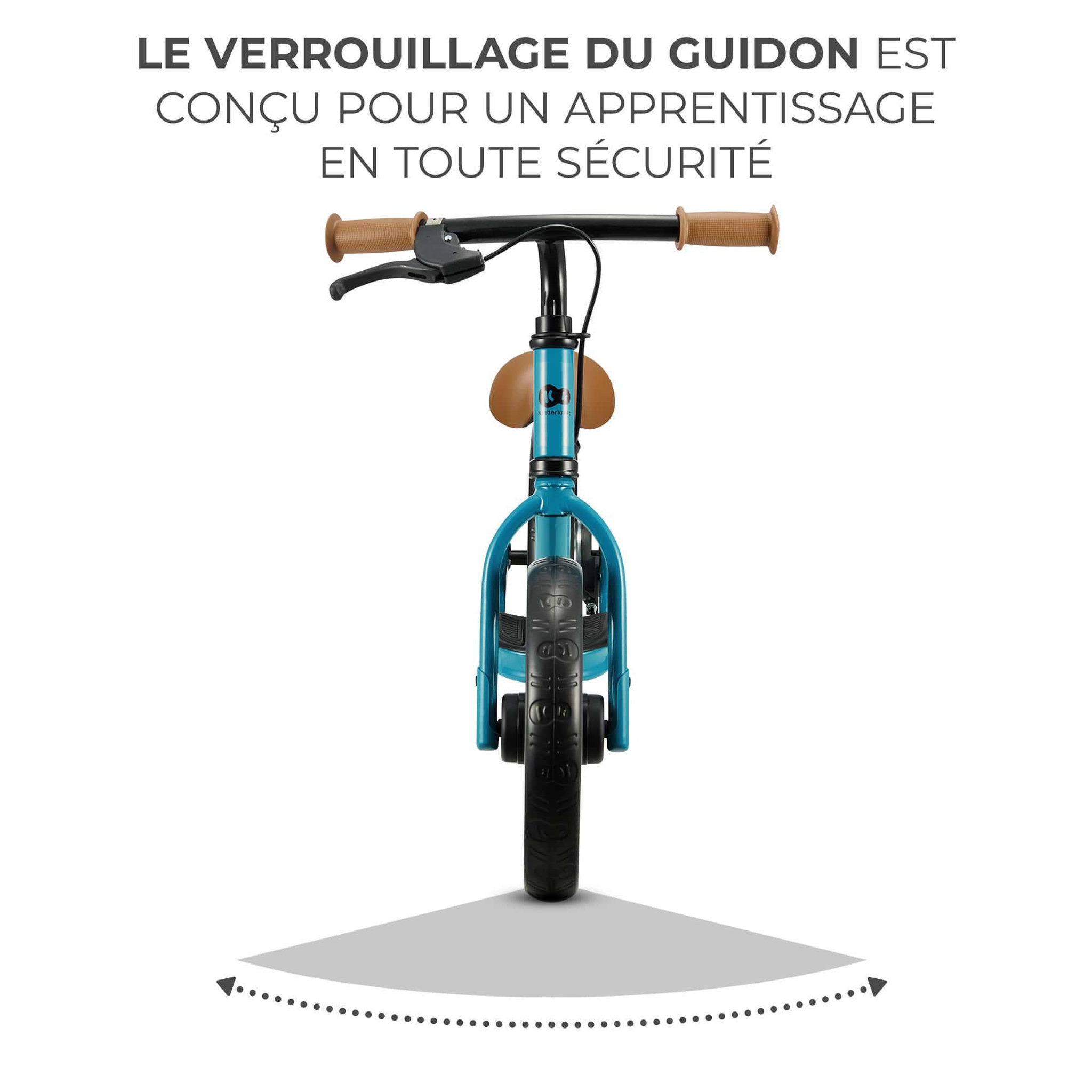 Voir la diapositive 4 : KINDERKRAFT Draisienne enfant avec frein a tambour modele espace