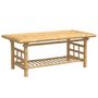 Voir la diapositive 2 : VIDAXL Table basse 110x55x45 cm bambou