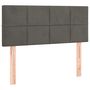 Voir la diapositive 4 : VIDAXL Tete de lit a LED Gris fonce 90x5x78/88 cm Velours