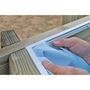 Voir la diapositive 4 : GRE Piscine hors sol bois ovale - 672x472x146cm - VERMELA