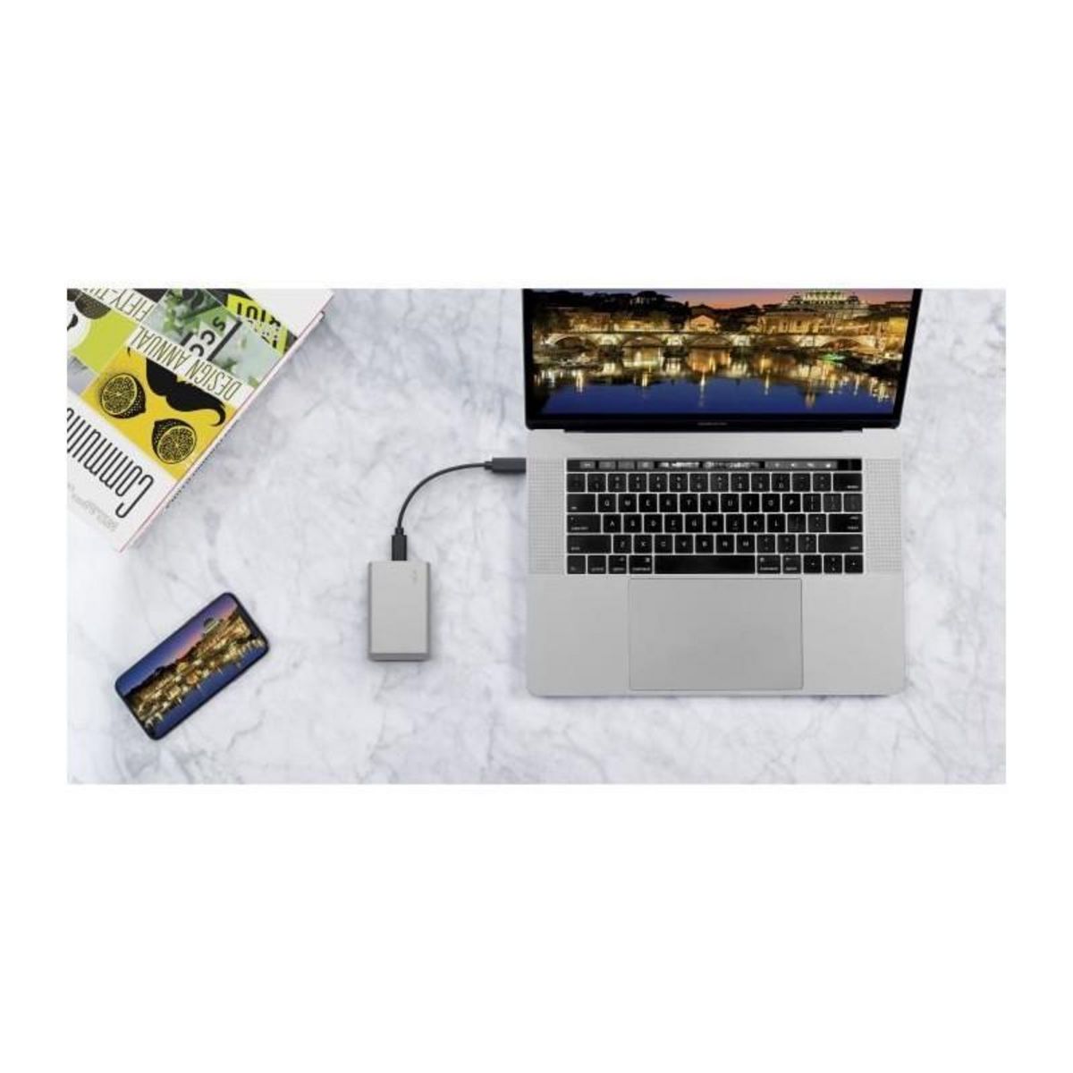 Lacie SSD Externe - LaCie - Portable SSD - 500Go - NVMe - USB-C