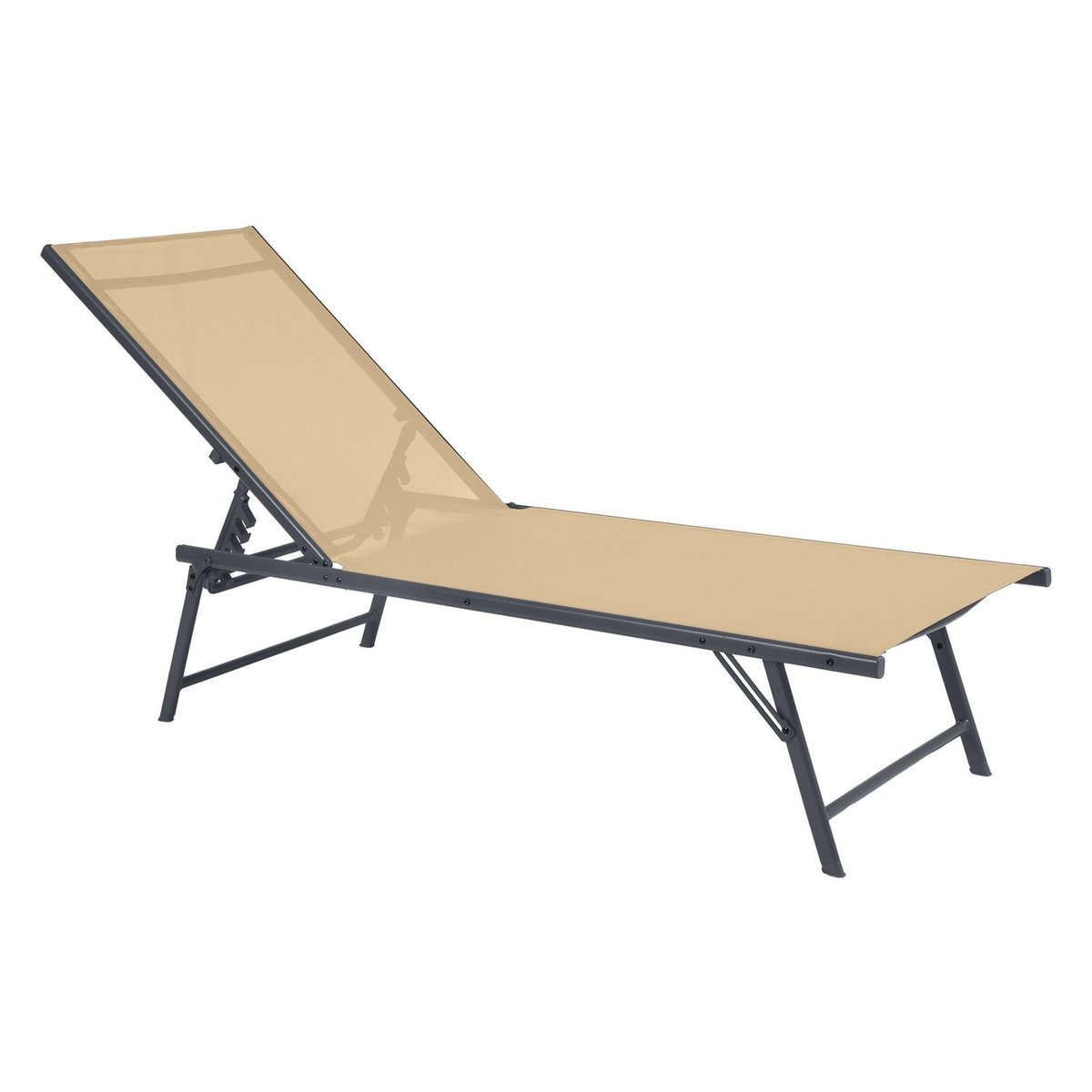 WERKAPRO Transat réglable crème 5 positions WERKA PRO