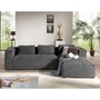 Voir la diapositive 2 : LISA DESIGN Stella - canapé d'angle - en velours côtelé - 4 places -style contemporain - droit