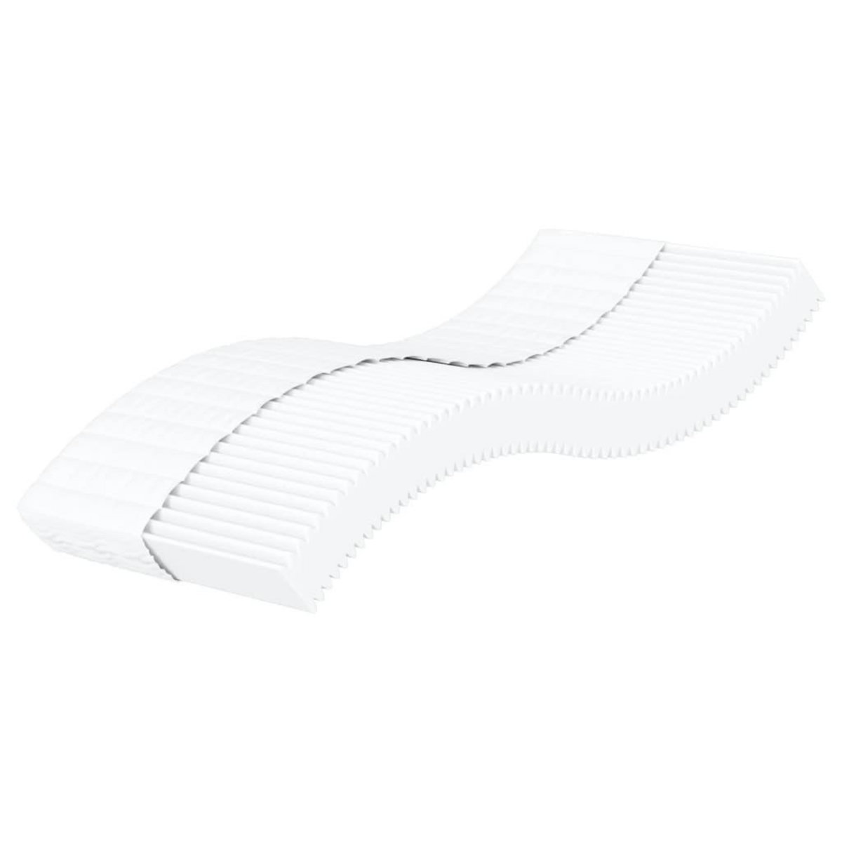 VIDAXL Lit de jour avec matelas blanc 90x200 cm similicuir