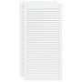 Voir la diapositive 2 : VIDAXL Portes d armoire à persiennes 2pcs blanc 99,3x49,4cm pin massif