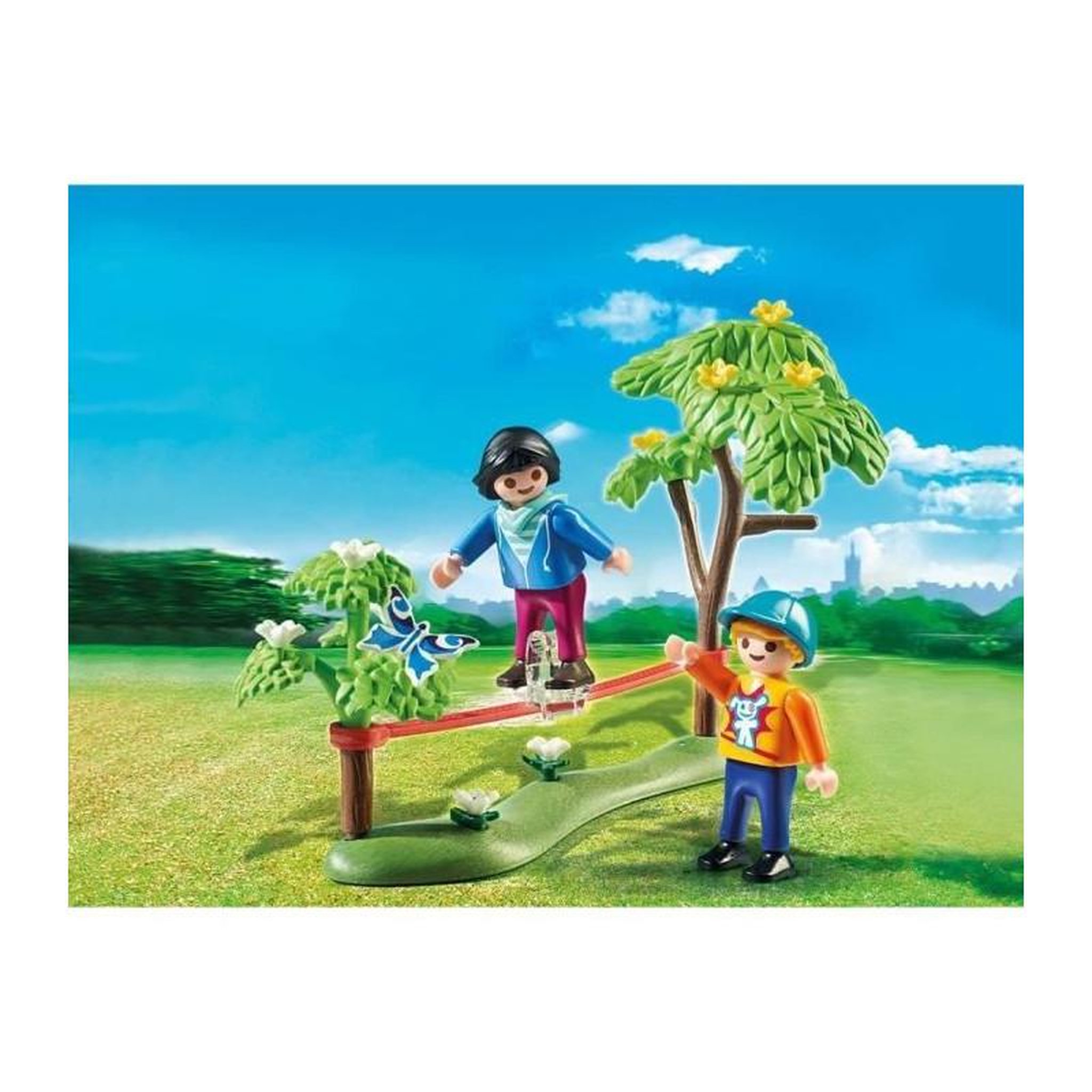 Voir la diapositive 2 : PLAYMOBIL PLAYMOBIL - 6839 - oeuf de Paques - Enfants equilibristes