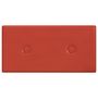 Voir la diapositive 3 : VIDAXL Panneaux muraux 12 pcs Rouge 30x15 cm Similicuir 0,54 m²