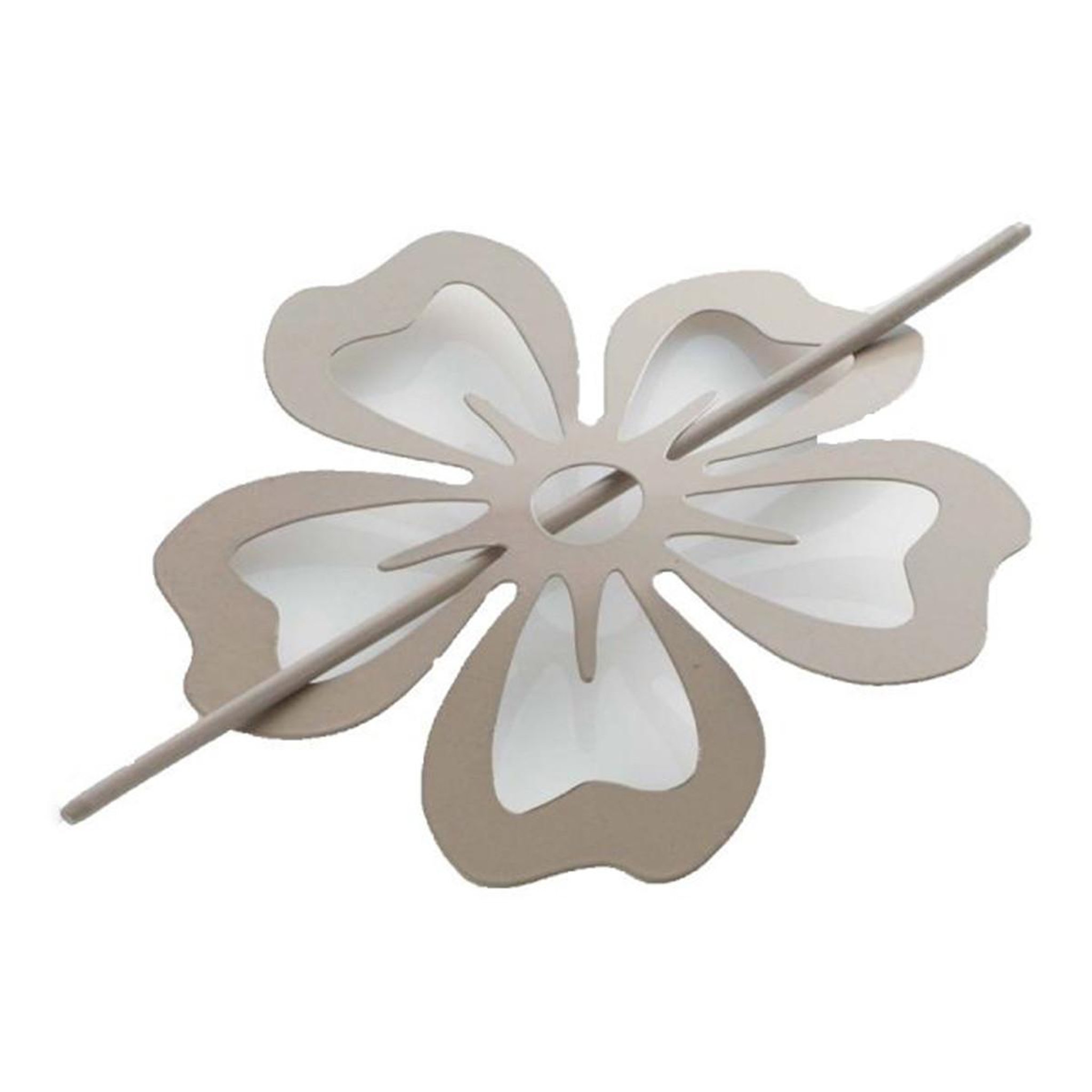 Douceur d'Intérieur Embrasse de rideau broche  pétaly  15cm taupe