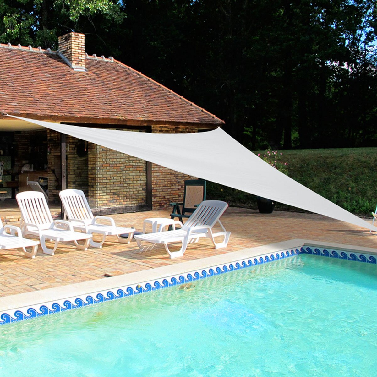 Lot de 2 voiles d'ombrage Shadow triangulaires