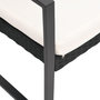 Voir la diapositive 4 : VIDAXL Ensemble a manger de jardin avec coussins 5 pcs noir rotin PP