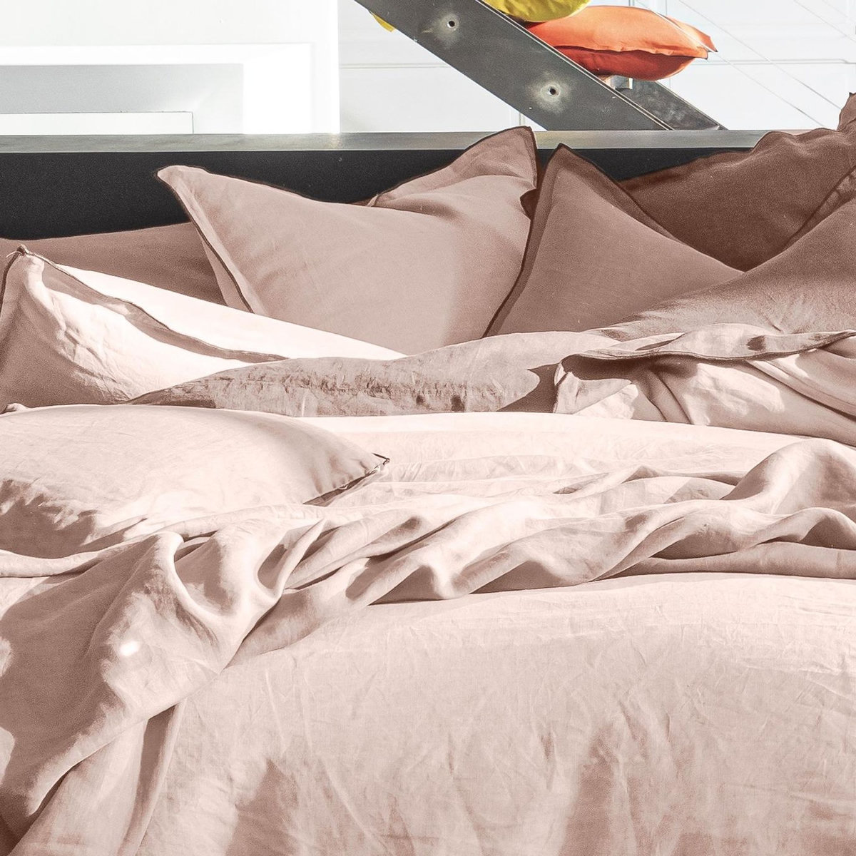 BATON ROUGE Housse de couette 100% lin lavé