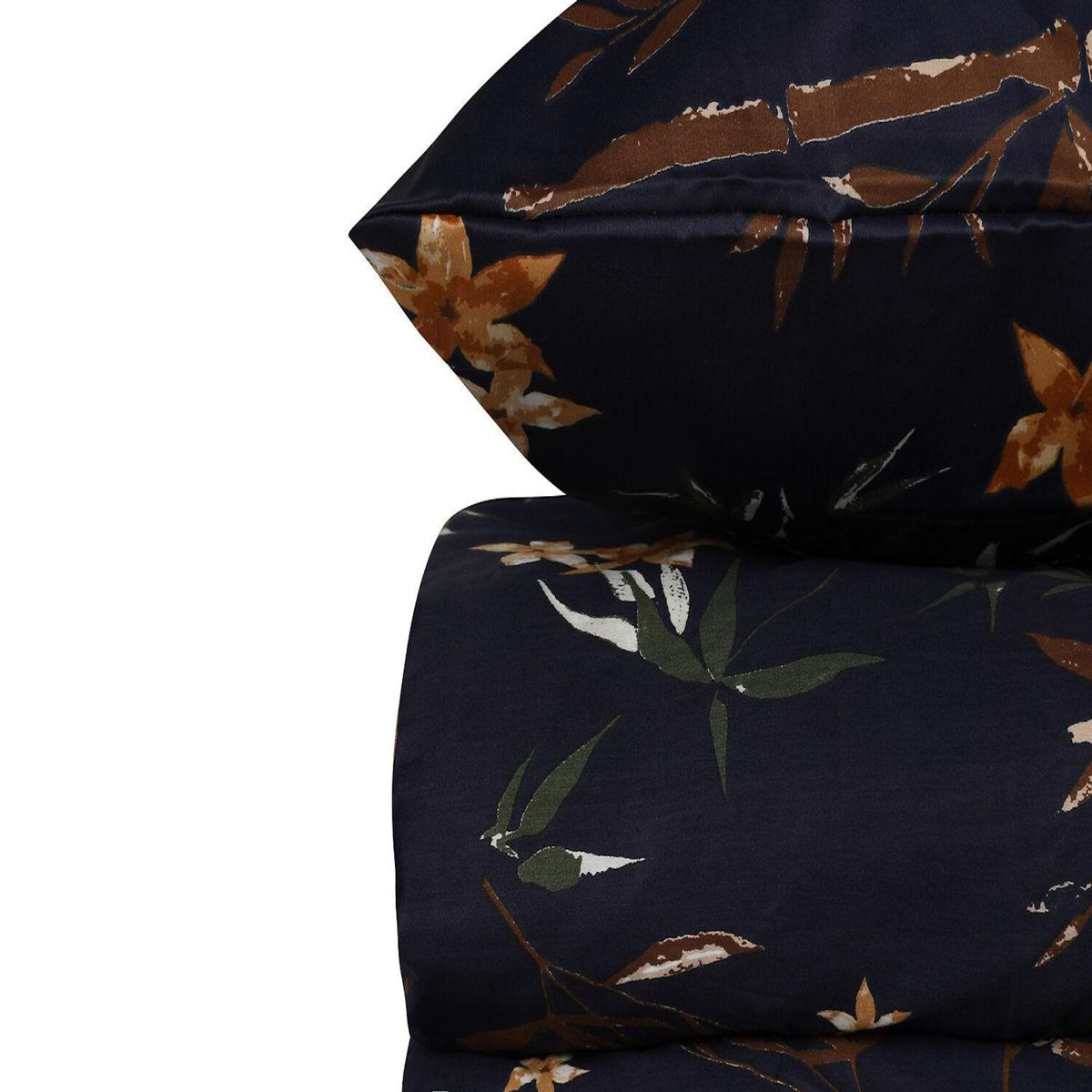 Home collection Parure housse de couette avec une taie(s) 100 % satin de coton Bamboo