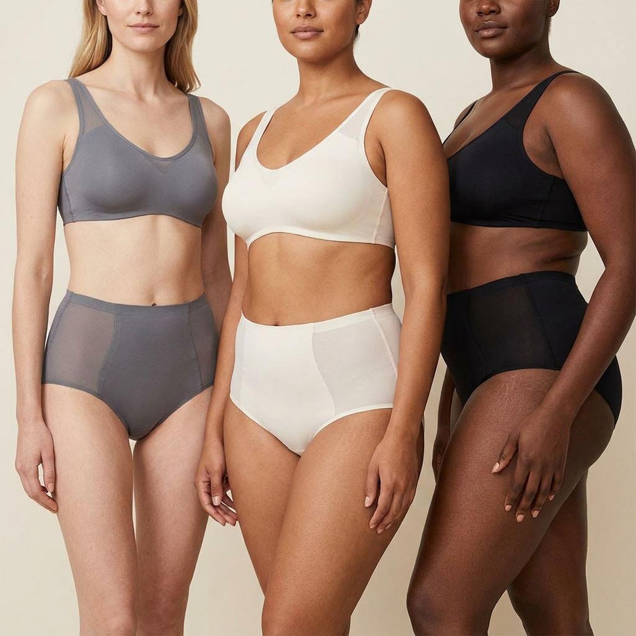Voir la diapositive 5 : OZABI OZABI Pack de Culottes Femme Gainantes Invisibles Dentelle et Laser – Lot de 6